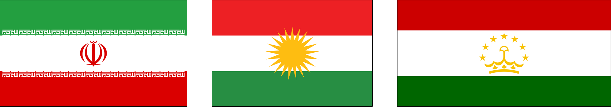 ¿Qué países tienen una bandera similar a la de Tayikistán? ¿Quién más utiliza los colores de Pahran?
