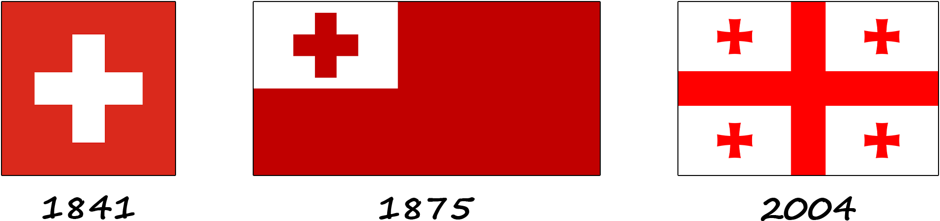 ¿Qué banderas son similares a la bandera de Tonga?