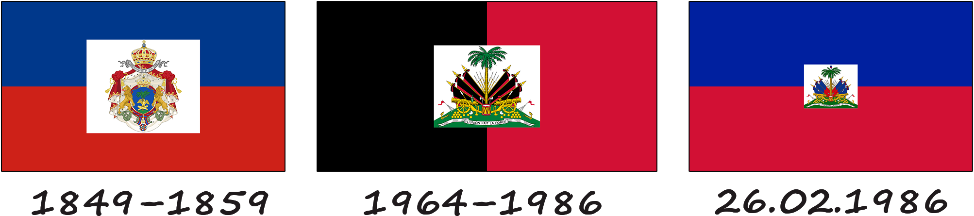 Historia de la bandera de Haití