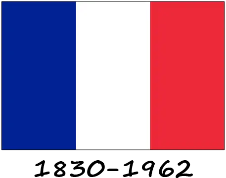 Bandera de Francia 1830-1962