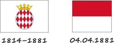 Historia de la bandera de Mónaco