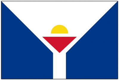 Bandera no oficial de Saint-Martin