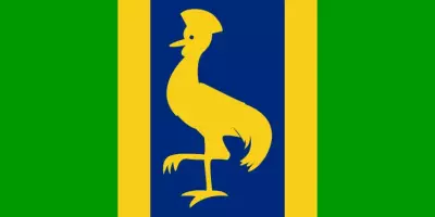 Diseño de la bandera de Uganda por el Partido Democrático en 1962